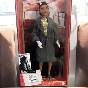 Barbie Signature Doll in Gray Trench Coat